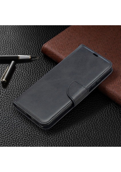 Xiaomi Redmi 9c/redmi 9c Nfc-Black Için Stand Şık Kılıflı Cüzdan Deri ile (Yurt Dışından)