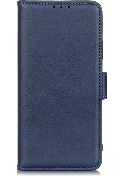Xiaomi Redmi 9c/9c Nfc-Mavi Için Manyetik Deri Standı Cüzdan Koruyucu Kasa (Yurt Dışından)