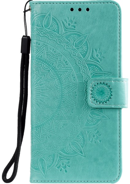 Xiaomi Redmi Için Çiçek Deri Cüzdan Stand Kılıfı Note 9 Pro-Green (Yurt Dışından) fiyatları