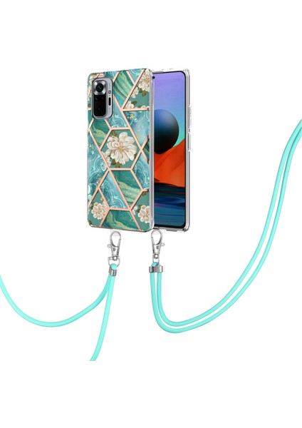 Mermer Desen Imd Koruyucu Anti Çizik Esnek Elektroplatma Tpu Kasası, Xiaomi Için Kordonlu Tpu Kutusu 10 Pro Maksimum/not 10 Pro 4g (Global)/note 10 Pro 4g (Hindistan) -Blue (Yurt Dışından) fiyatları