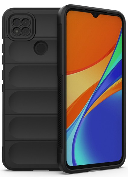 Xiaomi Redmi 9c/9c Nfc Anti-Fall Yumuşak Tpu Absorpsiyon Cep Telefonu Koruma Kapağı Black Için (Yurt Dışından)