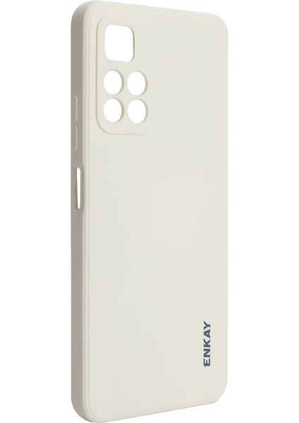 Xiaomi Redmi Için Kazık Dayanıklı Yumuşak Sıvı Silikon Kılıf Kesin Kesme Telefon Kapağı Not 11 5g (Çin) (Mediatek)/not 11S 5g/not 11T 5g-Beige (Yurt Dışından) fiyatları