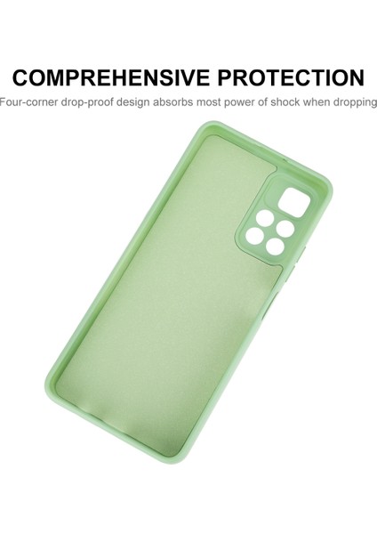 Xiaomi Redmi Için Kazık Dayanıklı Yumuşak Sıvı Silikon Kılıf Kesin Kesme Telefon Kapağı Not 11 5g (Çin) (Mediatek)/not 11S 5g/not 11T 5g-Beige (Yurt Dışından) fırsatları