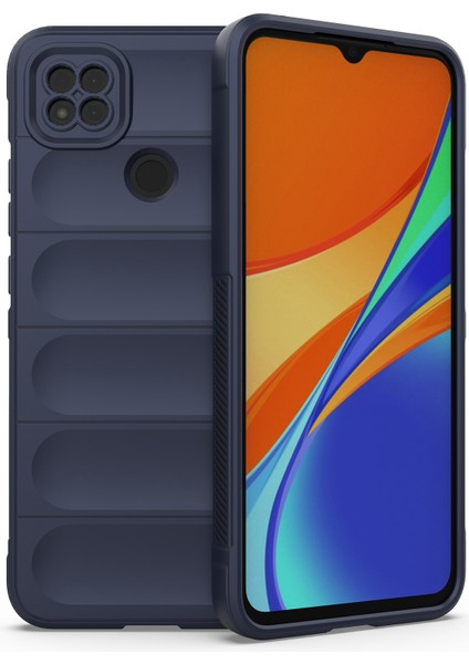 Xiaomi Redmi 9c/9c Nfc Anti-Fall Yumuşak Tpu Absorpsiyon Cep Telefonu Koruma Kapak-Dark Mavi (Yurt Dışından)