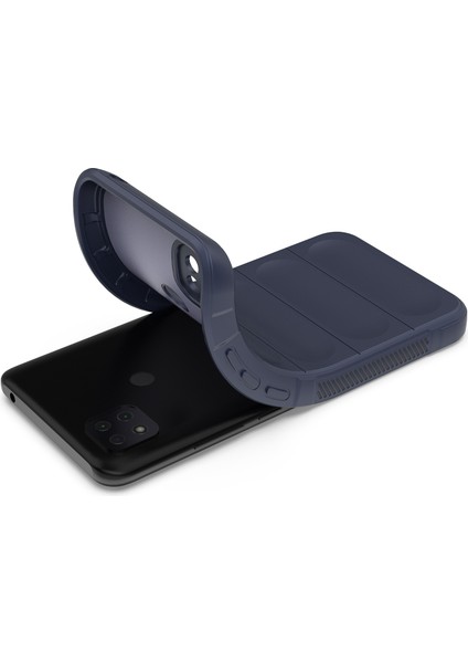 Xiaomi Redmi 9c/9c Nfc Anti-Fall Yumuşak Tpu Absorpsiyon Cep Telefonu Koruma Kapak-Dark Mavi (Yurt Dışından)