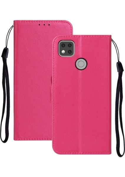 Cüzdan Deri Standı Xiaomi Redmi 9c/9c Nfc-Rose Için Cep Telefonu Kapağı (Yurt Dışından)