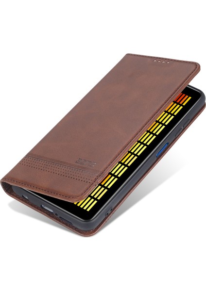 Xiaomi Poco X3/poco X3 Nfc-Brown Için Otomatik Emilmiş Deri Cüzdan Stand Koruyucu Kapak Kılıfı (Yurt Dışından)