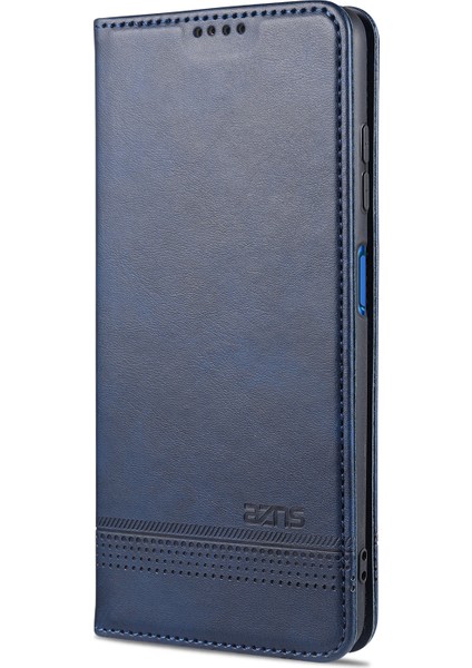 Xiaomi Poco X3/poco X3 Nfc-Dark Mavi Için Otomatik Emilmiş Deri Cüzdan Stand Koruyucu Kapak Kılıfı (Yurt Dışından)