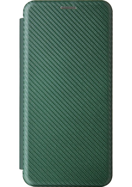 Xiaomi Redmi Için Note 10 Pro/pro Max Otomatik Absorlanmış Deri Kapak Çıkarılabilir Halka ile Karbon Fiber Doku Kickstand Strap-Yeşil (Yurt Dışından)