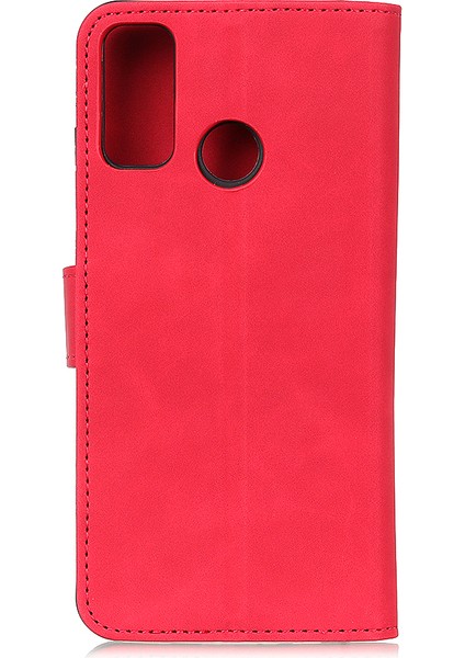 Xiaomi Redmi 9c/9c Nfc-Red Için Khazneh Deri Kabuk Cüzdan Stand Stand Retro Kılıf (Yurt Dışından)