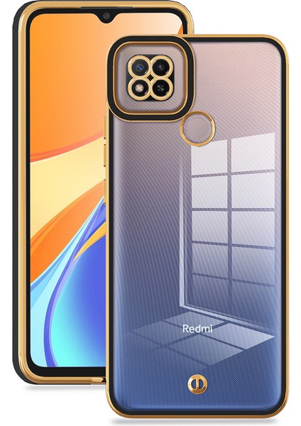 Xiaomi Redmi 9c/9c Nfc Elektrapılaşma Telefon Kılıfı Anti-Giyim Anti-Giyim Anti-Esnek Tpu Cep Telefonu Geri Kapak Black (Yurt Dışından)