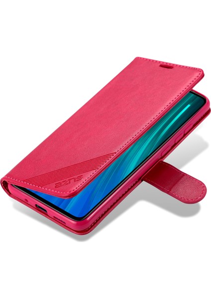 Xiaomi Redmi 9A-KIRMIZI Için Cüzdan Standı Deri Koruyucu Kasa (Yurt Dışından)