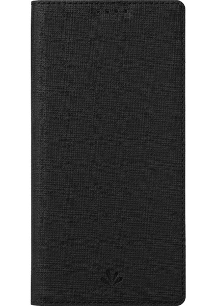 Xiaomi Redmi Için Kart Tutucu ile Iyi Korumalı Deri Stand Kılıfı Note 10 Pro 4g (Hindistan)/(Global)/note 10 Pro Max-Black (Yurt Dışından)