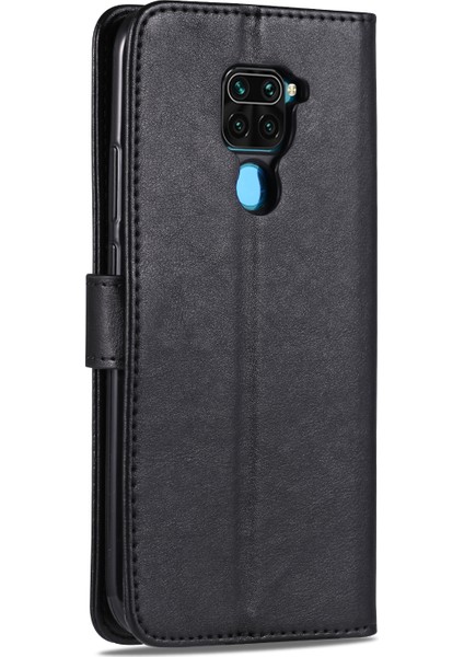 Xiaomi Redmi Için Deri Cüzdan Kılıfı 10X 4g/redmi Note 9-Black (Yurt Dışından)