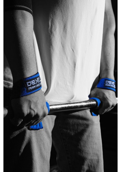 Dex Supports Straps Halter Kayışı, Knee Wraps Diz Bandajı, Wrist Wraps Spor Bileklik 3'lü Set