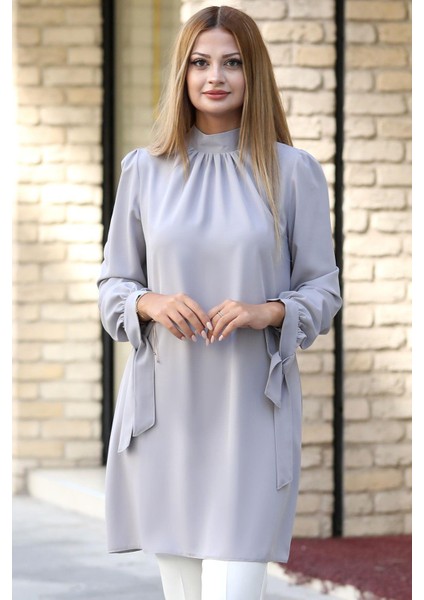 Esila Tesettür Tunik Gri