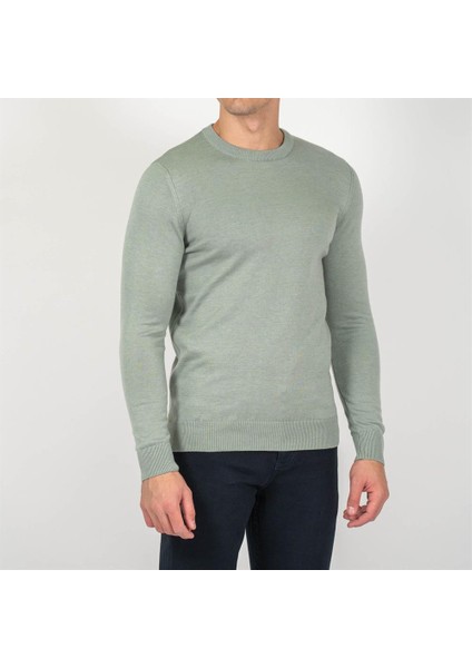 Granit Erkek Bisiklet Yaka Triko Slim Fit Pamuklu Kazak Ncs Jeans 3002