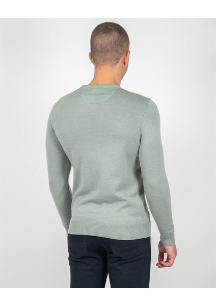 Granit Erkek Bisiklet Yaka Triko Slim Fit Pamuklu Kazak Ncs Jeans 3002