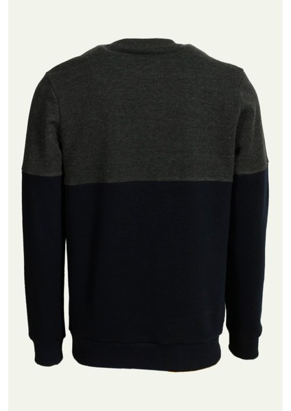 Antramelanj Erkek Bisiklet Yaka Logo Nakışlı 3 Iplik Çift Renk Sweatshirt Ncs Jeans 1624 fiyatları