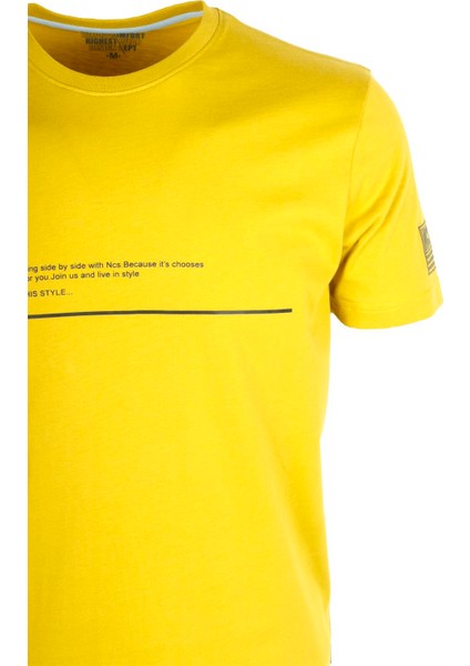 Erkek Citrone Bisiklet Yaka Slim Fit Baskılı %100 Pamuk T-Shirt Jeans 1943 fiyatları