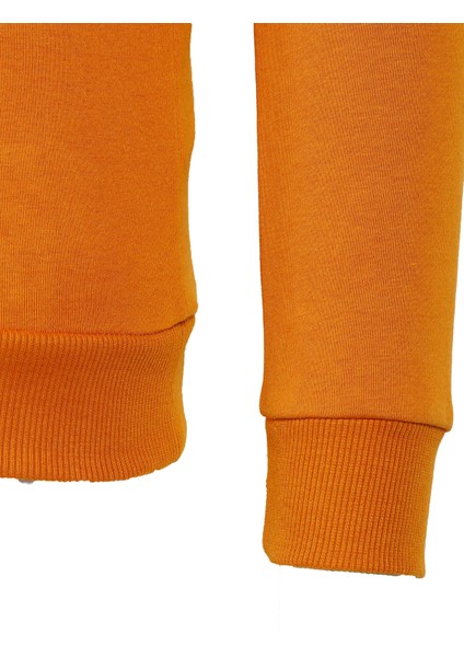 Erkek Hardal Yüksek Dokumalı Slim Fit Bisiklet Yaka Şardonlu Sweatshirt Ncsjeans 1604 fırsatları