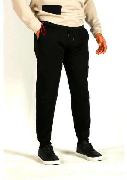Erkek Siyah Paça Lastikli Bel Ip Detay Jogger Eşofman Altı Ncs Jeans 1644 modelleri