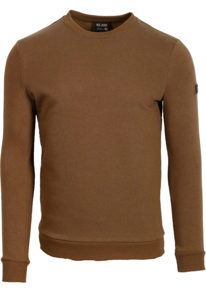 Vizon Erkek Sweatshirt Bisiklet Yaka 3 Iplik Yıkamalı Slim Fit Sweatshirt Ncs Jeans 1617