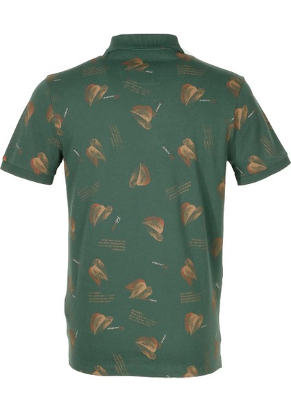 Erkek Neft Slim Fit Polo Yaka Baskılı Tshirt 1202 modelleri