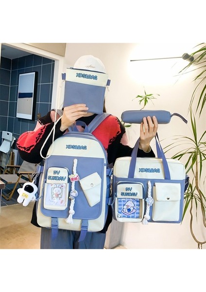 Okul Çantası Kadın Ortaokul Doğum Günü Kore Versiyonu Sevimli ve Hafif Ilkokul Öğrencileri Üçüncü Ila Altıncı Sınıf Sırt Çantası Büyük Kapasiteli Sırt Çantası (Yurt Dışından) fiyatları