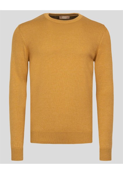 Sarımelanj Erkek Bisiklet Yaka Triko Slim Fit Pamuklu Kazak Ncs Jeans 3002