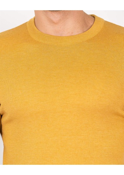 Sarımelanj Erkek Bisiklet Yaka Triko Slim Fit Pamuklu Kazak Ncs Jeans 3002 fırsatları