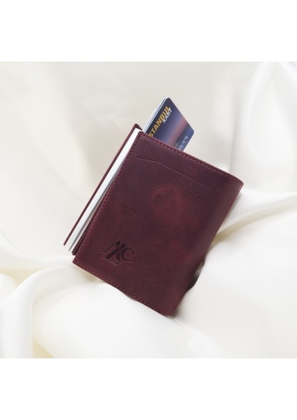 Collection Hakiki Deri Mekanizmalı Renk Seçenekli Kadın ve Erkek Kartlık Cüzdan fiyatları