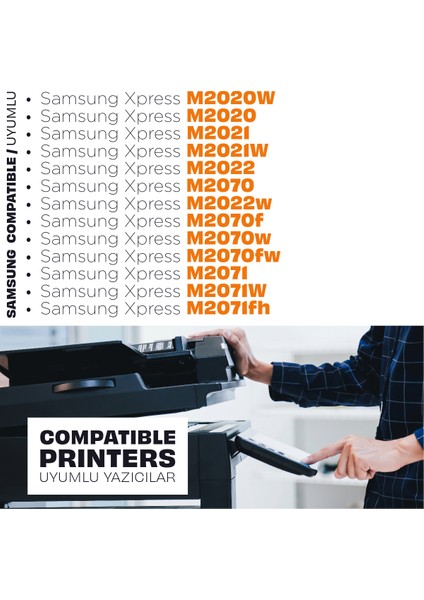 Samsung MLT-D111S Toner Tozu 1000 gr / Xpress M2020 / M2022 / M2070
