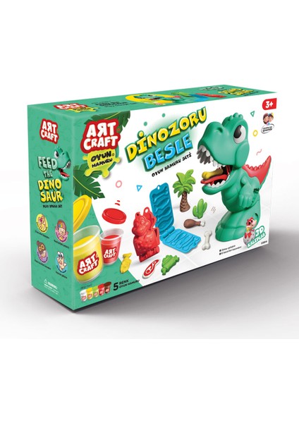 Art Craft Dinozoru Besle Oyun Hamur Set 280 gr