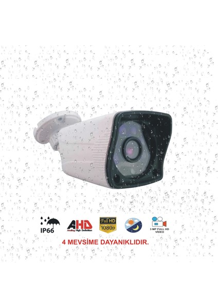 5li 5mp Sony Lensli Full Hd Gece Görüşlü HDD Dahil 500 GB Güvenlik Kamerası Sistemi