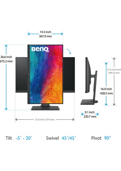 PD2705Q 27-Inch Qhd,usb-C Grafik Tasarım, Video Editing Monitörü