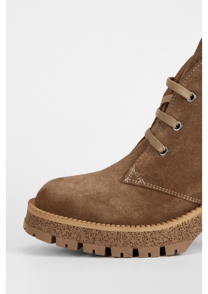 Kadın Tütün Süet Hakiki Deri Casual Bot 775 9434 Bn Bot SK23/24 fırsatları