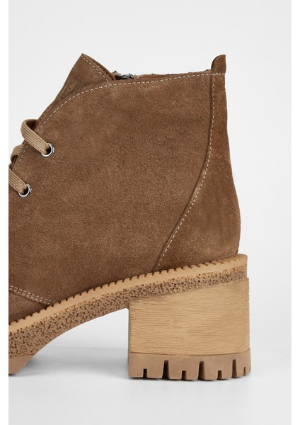 Kadın Tütün Süet Hakiki Deri Casual Bot 775 9434 Bn Bot SK23/24 indirimleri