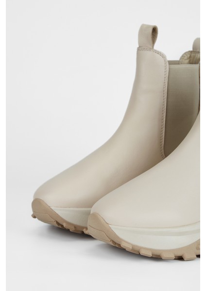 Kadın Bej Hakiki Deri Casual Bot 775 2871 Bn Bot SK23/24 modelleri