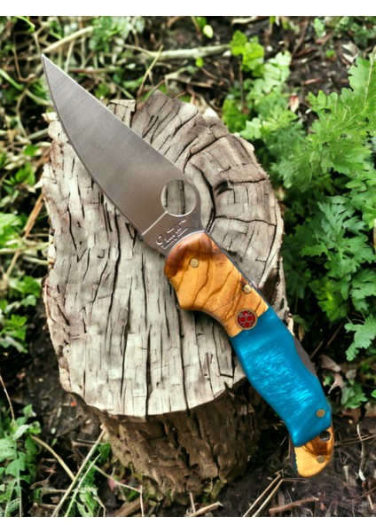 Outdoor Piknik Çakısı Kamp Bıçak Bıçağı Çakısı Mutfak Bıçak Kılıflı El Yapımı