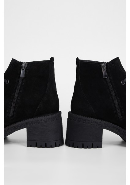 Kadın Siyah Süet Hakiki Deri Casual Bot 775 9434 Bn Bot SK23/24 fırsatları