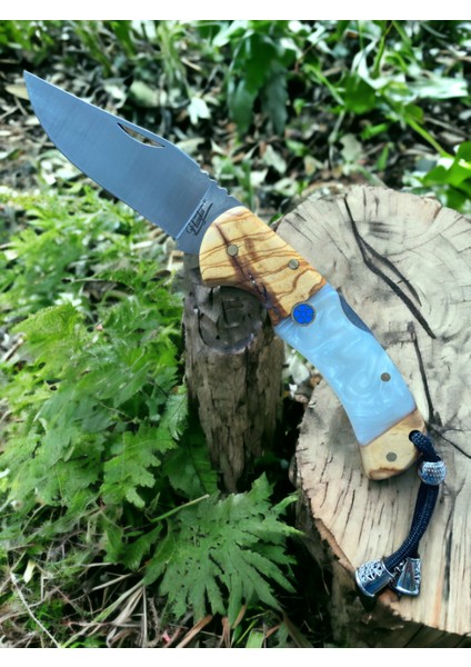 Outdoor Piknik Çakısı Kamp Bıçak Bıçağı Çakısı Mutfak Bıçak Kılıflı El Yapımı