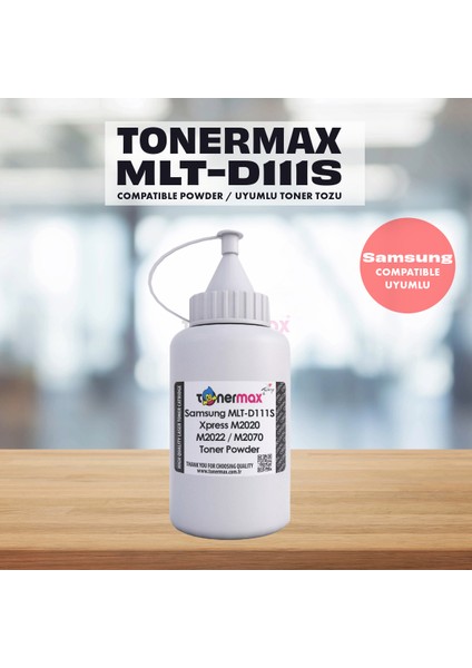 Samsung MLT-D111S Toner Tozu 250 gr / Xpress M2020 / M2022 / M2070 Toner Tozu