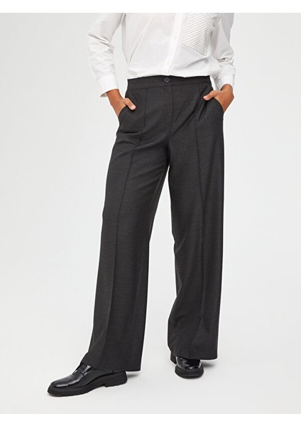 Önü Dikişli Wıde Leg Pantolon 67484