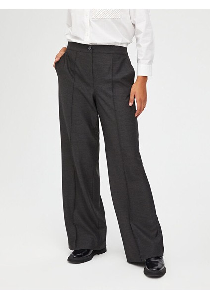 Önü Dikişli Wıde Leg Pantolon 67484