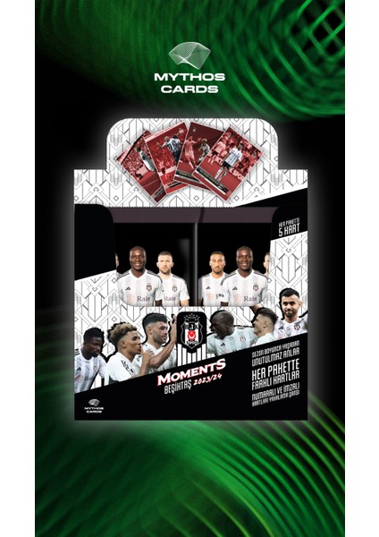 Mythos Cards Beşiktaş Moments 2023-24 Sezonu - Tam Kutu