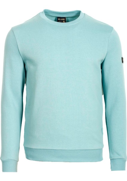 Mavi Erkek Sweatshirt Bisiklet Yaka 3 Iplik Yıkamalı Slim Fit Sweatshirt Ncs Jeans 1617