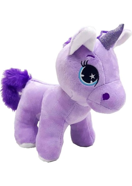 Kara Toys Peluş Pony At Mor 20 cm