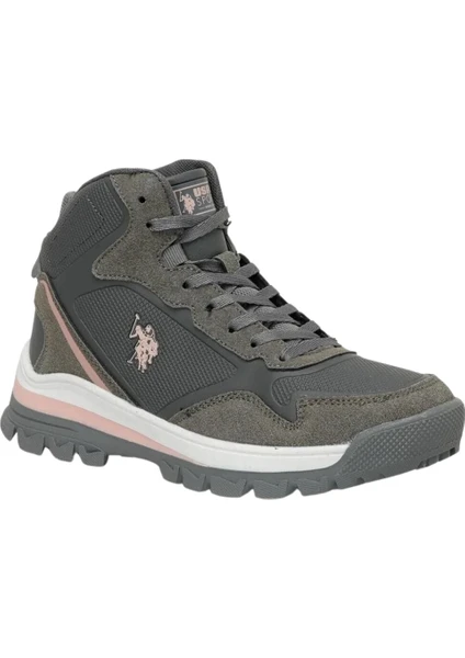 U.S Polo Assn. Sagan Hi 3pr Gri Kadın Outdoor Bot