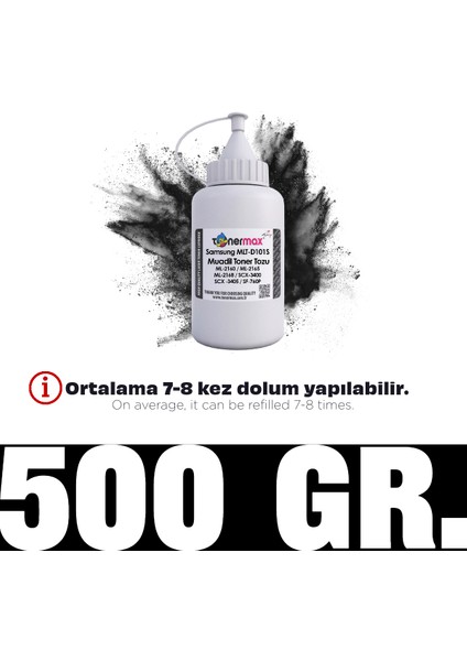 Samsung MLT-D101S Toner Tozu 500 gr / ML2160 /ML2165 /SCX3400 /SCX3405 /SF760 ( Muadil Tonerler Için ) fiyatları